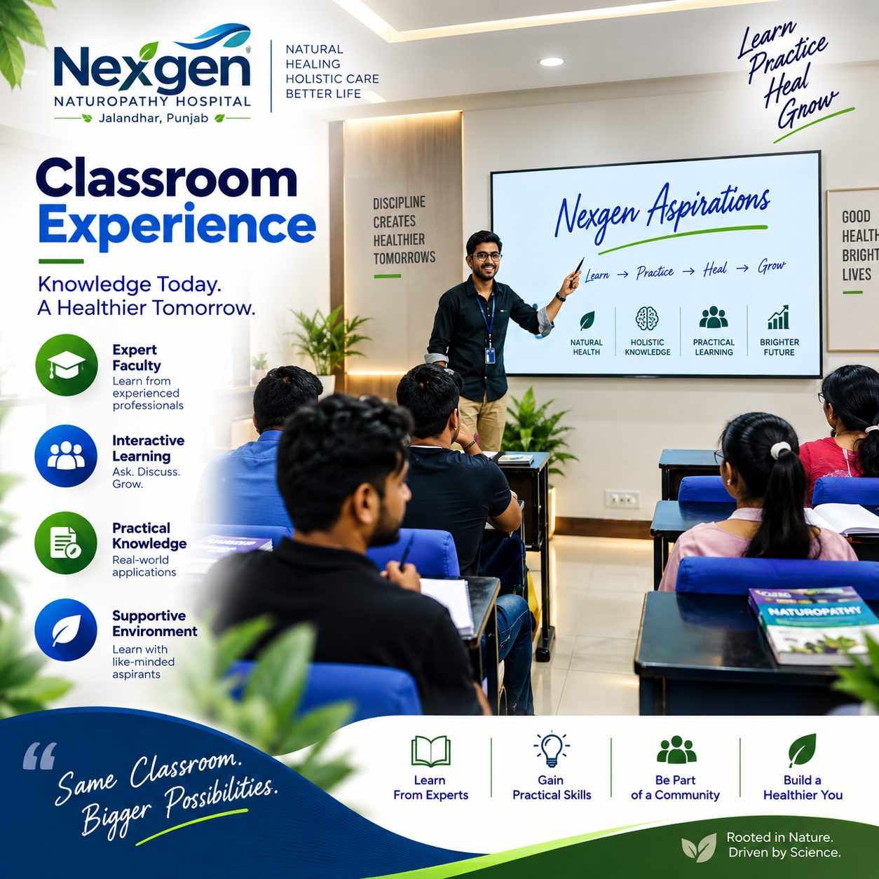 Classroom lecture at Nexgen